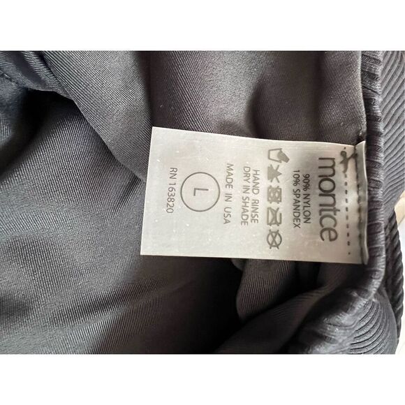 Montce Women's Tropez Tie Waist Halter One Piece Swimsuit SW032 Large NWOT - Picture 8 of 8